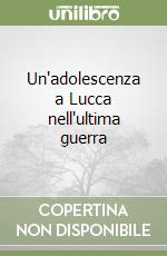 Un'adolescenza a Lucca nell'ultima guerra libro