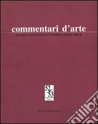 Commentari d'arte (2012) voll. 52-53 libro