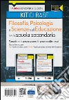 CC 4/24 4/25 filosofia, psicologia e scienze dell'educazione nella scuola secondaria. Manuali... Classe di concorso: A18, A036. Kit di base. Con espansione online libro