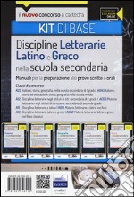 CC 4/6 discipline letterarie, latino e greco. Manuali... Classi di concorso: A22, A043, A12, A050, A11, A051, A13, A052. Kit di base. Con espansione online libro