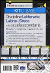 CC 4/6 discipline letterarie, latino e greco. Manuali... Classi di concorso: A22, A043, A12, A050, A11, A051, A13, A052. Kit di base. Con espansione online libro