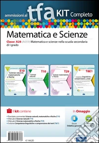 TFA. Matematica e scienze classe A28 (A059) per prove scritte e orali.Kit completo. Con software di simulazione libro