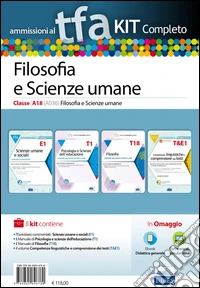 TFA. Filosofia e scienze umane classe A18 (A036) per prove scritte e orali. Kit completo. Con software di simulazione libro