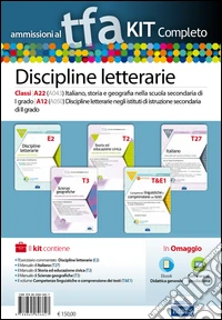 TFA. Discipline letterarie classi A22 (A043) e A12 (A050) per prove scritte e orali. Kit completo. Con software di simulazione libro