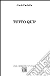 Tutto qui? libro