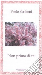 Non prima di te libro