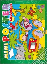 Mini poster da colorare. Verde. Ediz. illustrata libro