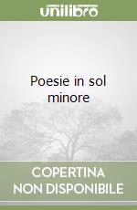 Poesie in sol minore libro