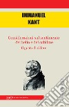Considerazioni sul bello e sul sublime-Il gusto di ridere libro di Kant Immanuel