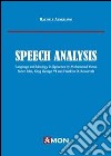 Speech analysis libro