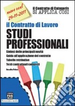 Il contratto di lavoro. Studi professionali libro