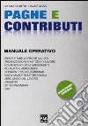 Paghe e contributi. Manuale operativo libro