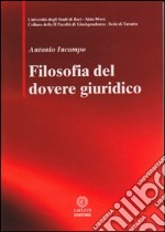 Filosofia del dovere giuridico libro