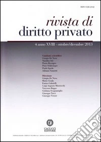 Rivista di diritto privato (2013). Vol. 4 libro