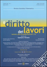 Il diritto dei lavori (2014). Vol. 1 libro