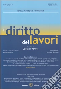Il diritto dei lavori (2015). Vol. 1 libro