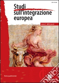 Studi sull'integrazione europea libro