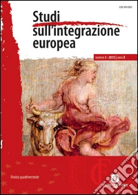 Studi sull'integrazione europea (2015). Vol. 3 libro