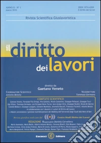 Il diritto dei lavori (2016). Vol. 1