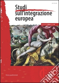 Studi sull'integrazione europea (2016). Vol. 1 libro