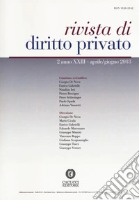 Rivista di diritto privato (2018). Vol. 2: Aprile-giugno libro