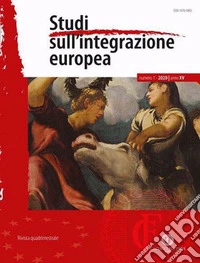 Studi sull'integrazione europea (2020). Vol. 1 libro