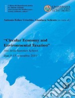 «Circular Economy and environmental taxation». Atti della Summer School (Bari 9-15 settembre 2019) libro