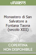 Monastero di San Salvatore a Fontana Taona (secolo XIII) libro