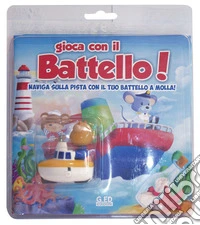 Gioca con il battello! Naviga sulla pista con il tuo battello a molla! Con gadget libro