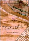 Villaggi scomparsi e borghi nuovi nel Piemonte medievale libro di Comba R. (cur.) Rao R. (cur.)