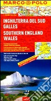 Inghilterra del Sud, Galles 1:300.000. Ediz. multilingue libro