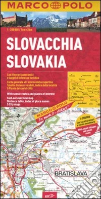 Slovacchia 1:200.000. Ediz. multilingue