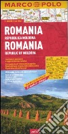 Romania, Repubblica Moldova 1:800.000. Ediz. multilingue libro