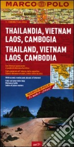 Thailandia, Vietnam, Laos, Cambogia 1:2.000.000. Ediz. multilingue libro