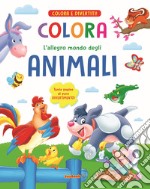 Colora l'allegro mondo degli animali libro