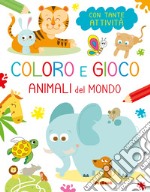 Animali del mondo. Coloro e gioco libro