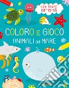 Animali del mare. Coloro e gioco. Ediz. illustrata libro