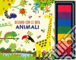 Animali. Disegno con le dita. Ediz. illustrata. Con 7 spugnette di inchiostro libro