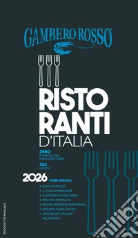 Ristoranti d'Italia del Gambero Rosso 2026 libro