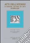 Atti dell'Ateneo di scienze, lettere ed arti di Bergamo. Vol. 74 libro