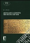 Artigiani a Genova nei secoli XII-XIII libro