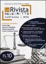 La rivista di Neldiritto (2012) (10) libro