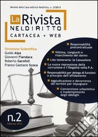 La rivista di Neldiritto (2013) (2) libro