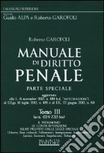 Manuale di diritto penale. Parte speciale (3) libro