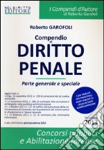 Compendio di diritto penale. Parte generale e speciale libro