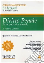 Diritto penale. Parte generale e speciale (4) libro