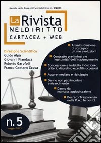 La rivista di Neldiritto (2013) (5) libro