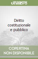 Diritto costituzionale e pubblico libro