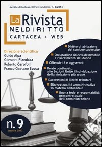 La rivista di Neldiritto (2013) (9) libro