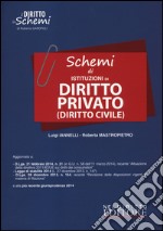 Schemi di istituzioni di diritto privato (diritto civile) libro